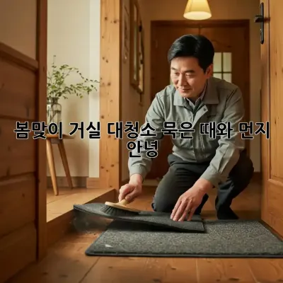 봄맞이 거실 대청소: 묵은 때와 먼지, 안녕! ✨