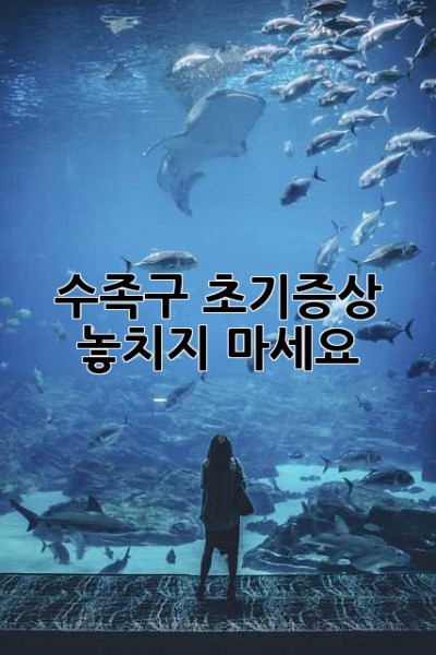 수족구 초기증상: 놓치지 마세요!