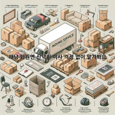 해남 화원면 신덕리 이사, 걱정 없이 맡겨봐요!