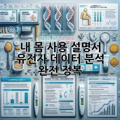 🧬 내 몸 사용 설명서?! 유전자 데이터 분석 완전 정복! 🔍
