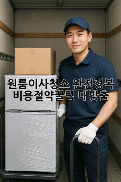 원룸이사🧹✨청소 완전정복! 비용절약꿀팁🍯 대방출